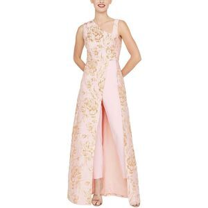 Kay Unger Womens Bennet Walk Thru Jumpsuit